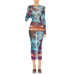 Jean Paul Gaultier | Dresses | Jean Paul Gaultier Roses Blue Mesh Long Sleeve Dress Size M | Poshmark Jean Paul Gaultier | Dresses | Jean Paul Gaultier Roses Blue Mesh Long Sleeve Dress Size M | Poshmark